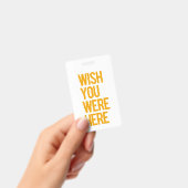 Wish You Were Here  Badge (Handheld)