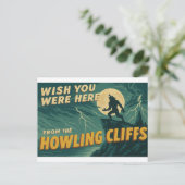 Wish You Were Here beroemd gemaakt door The Howlin Briefkaart (Staand voorkant)