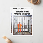 Wish You Were Here Notecard Notitiekaartje (Voorkant / Achterkant in situ)