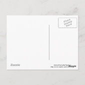 Wish you were here pug briefkaart (Achterkant)