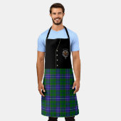 Wishart Clan Badge & Tartan Kilt Schort (Gedragen)