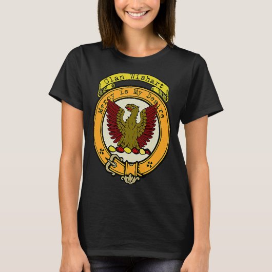 Wishart Clan Scottish Crest 1 T-shirt (Voorkant)