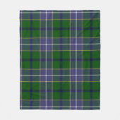 Wishart Jachtplaid Fleece Deken (Voorkant)