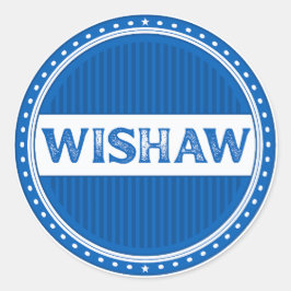 Wishaw City Pride Embleem – Schotse identiteit Ronde Sticker
