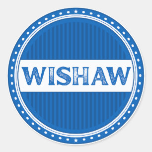 Wishaw City Pride Embleem – Schotse identiteit Ronde Sticker