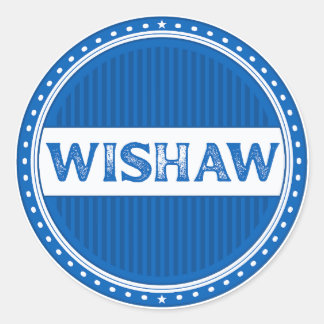 Wishaw City Pride Embleem – Schotse identiteit Ronde Sticker