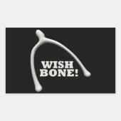 Wishbone Rechthoekige Sticker (Voorkant)