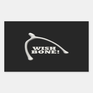 Wishbone Rechthoekige Sticker