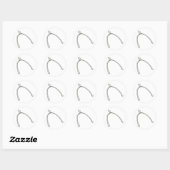 Wishbone Ronde Sticker (Vel)