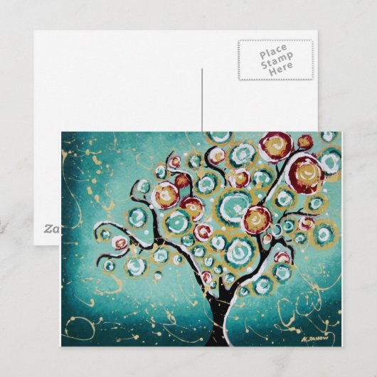 "Wishes" Briefkaart (Voorkant / Achterkant)