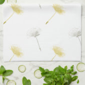 Wishes Dandelion Flowers Theedoek (Gevouwen)
