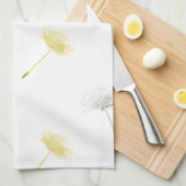 Wishes Dandelion Flowers Theedoek (Quarter Fold)