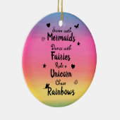 Wishes en Dreams Keramische Ornament (Rechts)