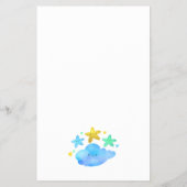 Wishes for Baby Twinkle Star Baby shower Game Flyer (Achterkant)