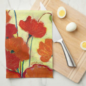 Wishful Blooming Red Poppy Kitchen Towel Theedoek (Quarter Fold)