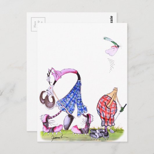 Wishful Thinking - Golf, Tony Fernandes Briefkaart (Voorkant / Achterkant)