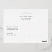 Wishful Words FOLIE Chinees Nieuwjaar Briefkaart (Achterkant)