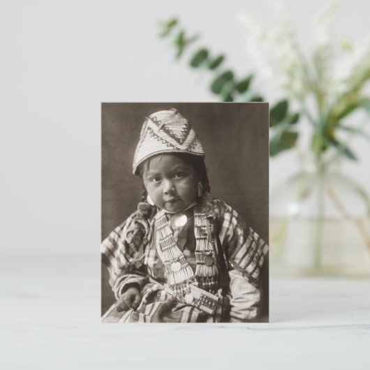 Wishham Indiaas kind Briefkaart (Staand voorkant)