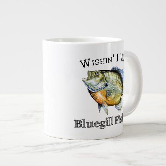 Wishin I was Bluegill Fishin Grote Koffiekop (Voorkant rechts)