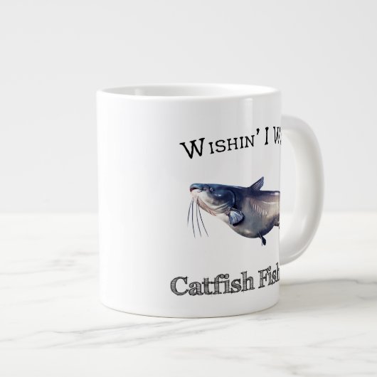 Wishin I was de vangst van vis Grote Koffiekop (Voorkant rechts)