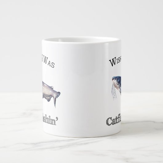 Wishin I was de vangst van vis Grote Koffiekop (Voorkant)