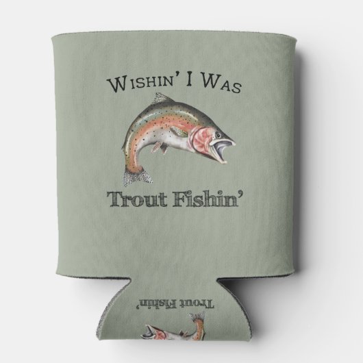 Wishin I was forel vissen Blikjeskoeler (Achterkant)