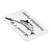 Wishin I was Paddlefish Fishing Magneet (Rechterzijde)