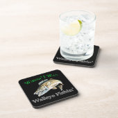 Wishin I was Walleye Fishin Bier Onderzetter (Rechterzijde)