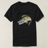 Wishin I was Walleye Fishin T-shirt (Design voorkant)
