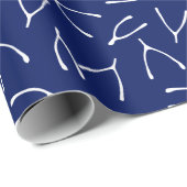 Wishing Bone Good Luck Wishbone Pattern Cadeaupapier (Rol Hoek)