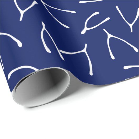 Wishing Bone Good Luck Wishbone Pattern Cadeaupapier (Rol Hoek)