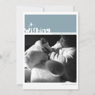 Wishing Card w/Envelope Feestdagenkaart