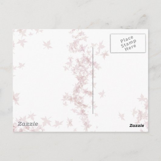 Wishing Fairy Briefkaart (Achterkant)