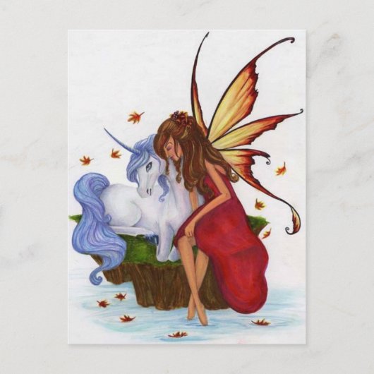 Wishing Fairy Briefkaart (Voorkant)