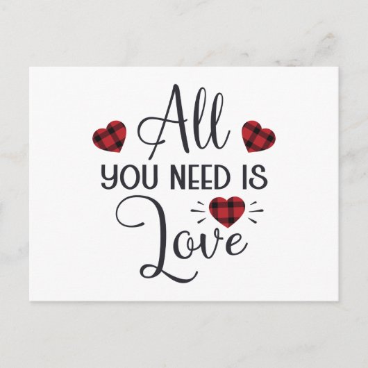 Wishing Happy Valentines Day Briefkaart (Voorkant)