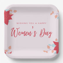 Wishing happy women's day roze