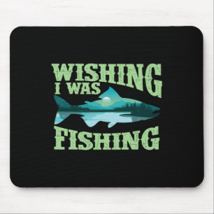Wishing I Was Gevist - Visser Fish Lover Angli Muismat