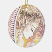 Wishing Star Angel-Ornament Keramisch Ornament (Links)