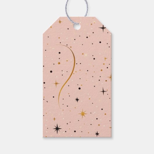 Wishing Stars – Cadeau Label met Star Design Cadeaulabel (Voorkant)