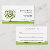 Wishing Tree of Hearts - Afspraak Afsprakenkaartje (Voorkant / Achterkant)