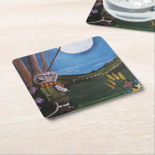 Wishing Upon The Moon Schilderij van Alfred Fox Kartonnen Onderzetters