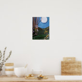 Wishing Upon The Moon Schilderij van Alfred Fox Poster (Keuken)
