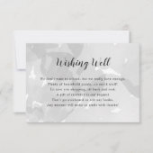 Wishing Well Bruidsfeestje | grijze waterverf Kaart (Voorkant)