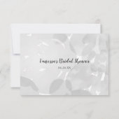 Wishing Well Bruidsfeestje | grijze waterverf Kaart (Achterkant)