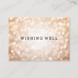 Wishing Well Copper Glitter Lights Informatiekaartje