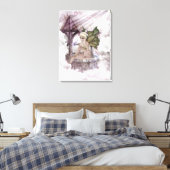 Wishing Well Faerie Wrapped Canvas Afdruk (Insitu (Slaapkamer))