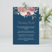 Wishing Well for Wedding Invitation Informatiekaartje (Staand voorkant)