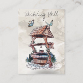 WISHING WELL GIFTKAART INLAY INFORMATIEKAARTJE