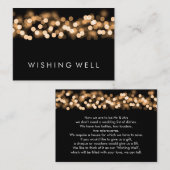 Wishing Well Gold Hollywood Glam Informatiekaartje (Voorkant / Achterkant)