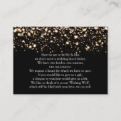 Wishing Well Gold Midnight Glam Informatiekaartje (Achterkant)